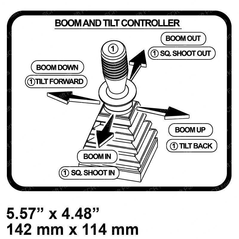 DECAL / 4-WAY CONTROLLER GN2-1282 gn2-1282 product image