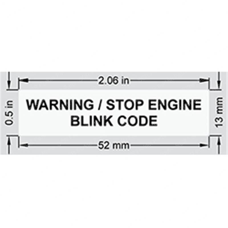 DECAL - BLINK CODE GN2-1333-1 gn2-1333-1 product image