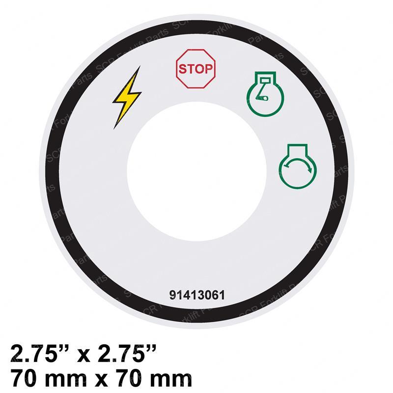 DECAL - IGNITION SWITCH JL91413061 jl91413061 product image