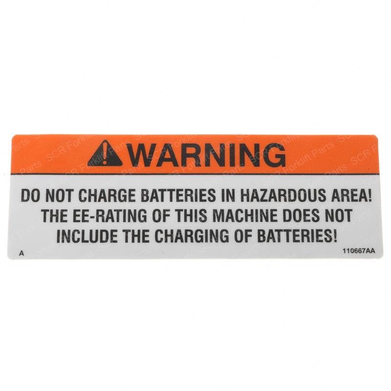 LABEL WARNING BATT. CHARGING GNSJ110667GT gnsj110667gt product image