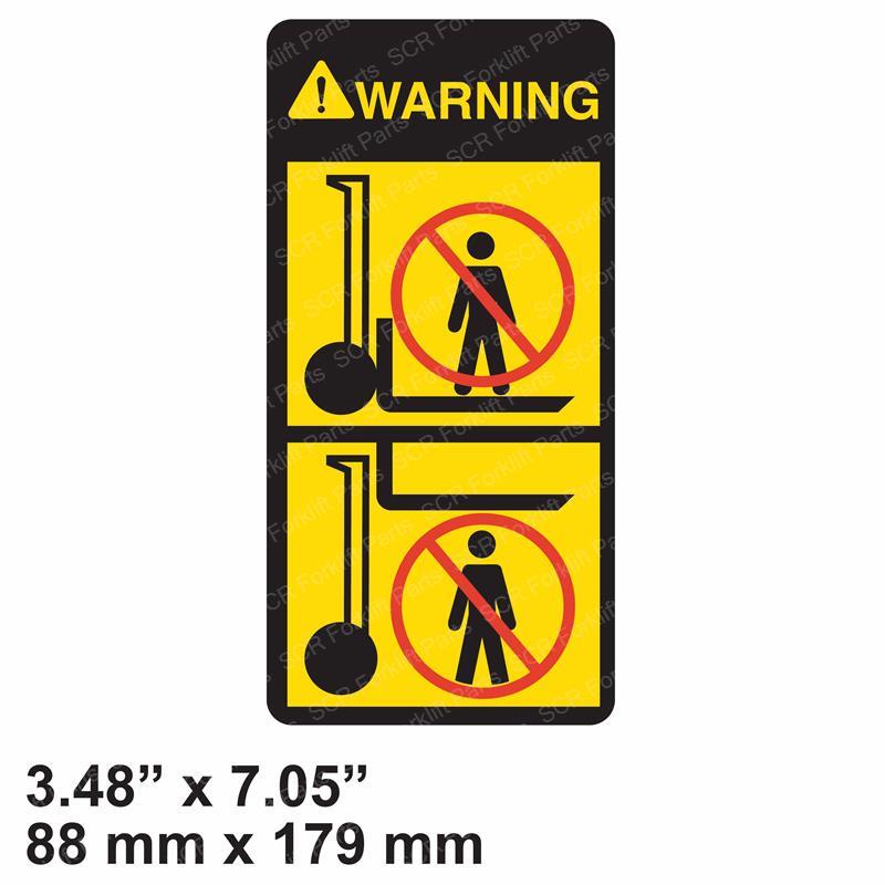 DECAL - FORKSAFETY AC49975-00 ac49975-00 product image