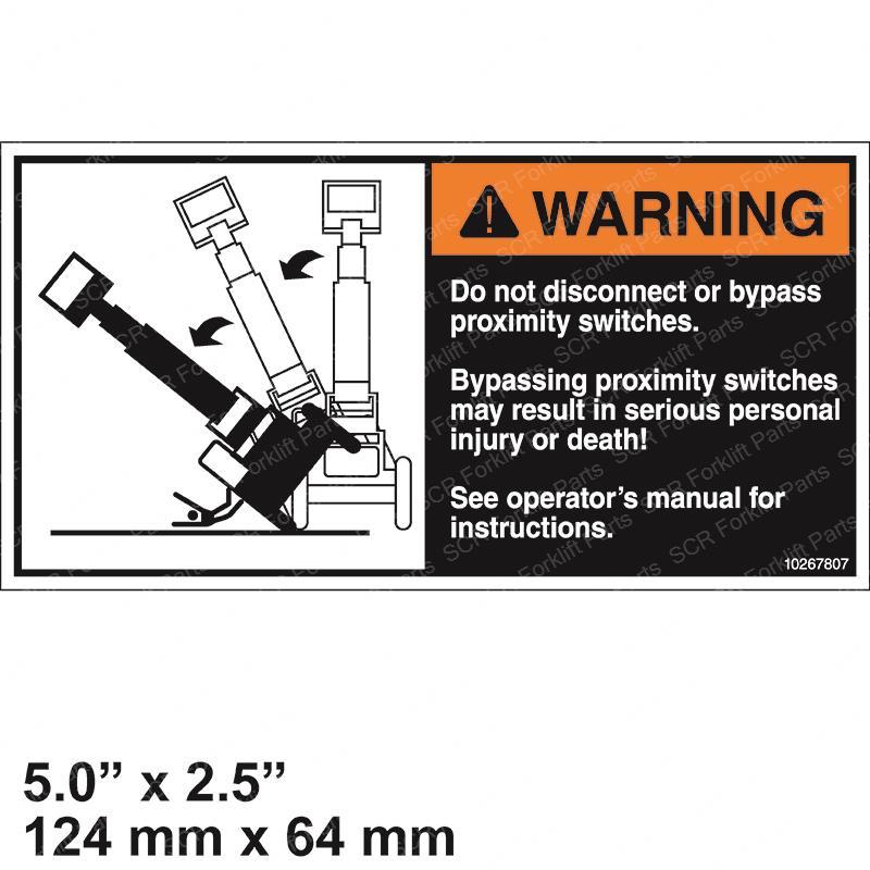 DECAL - PROXIMITY SWITCH JL10267807 jl10267807 product image