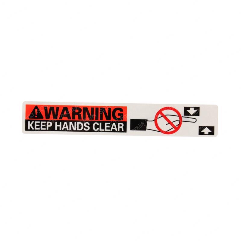 DECAL- WARNING HANDS TY00590-41311-71 ty00590-41311-71 product image
