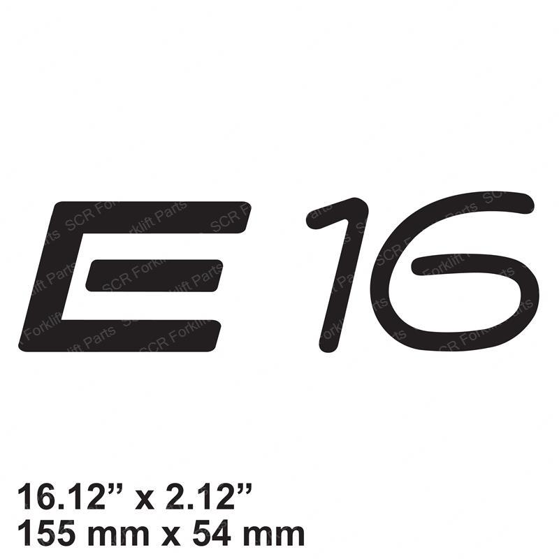 DECAL - COSMETIC E 16 LI0009382014 li0009382014 product image
