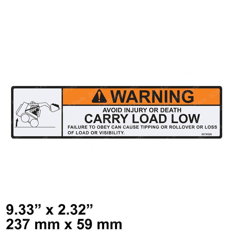 DECAL- WARNING LOAD BC6579528 bc6579528 product image