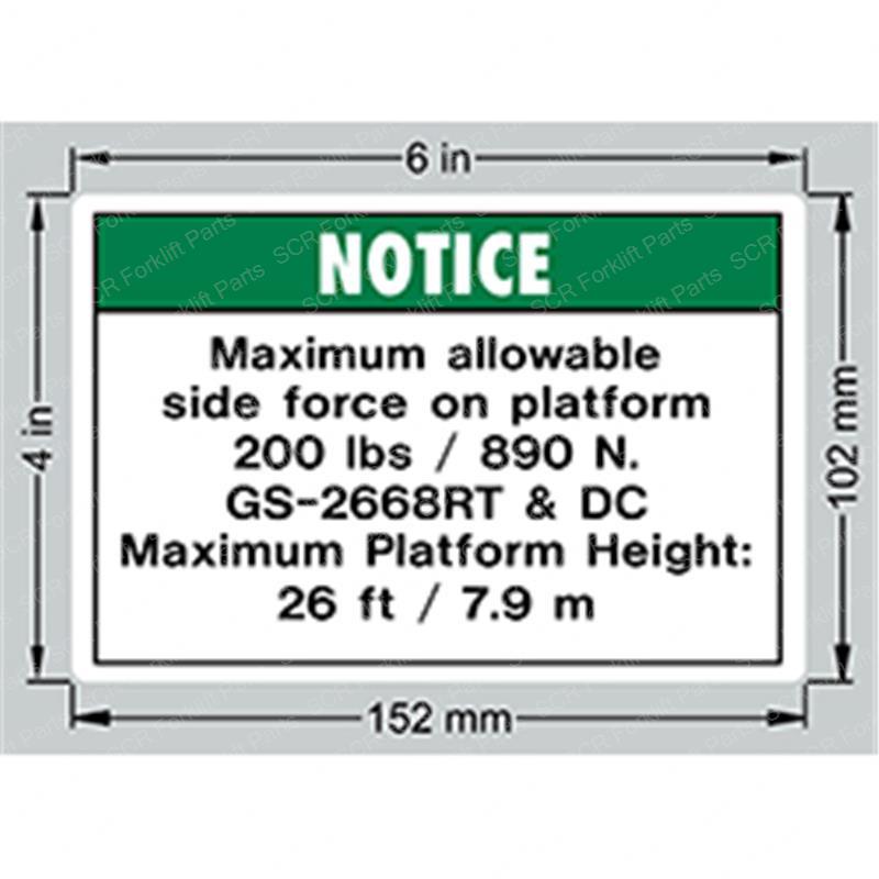 DECAL - SIDE FORCE 2668 ANSI SY1230864 sy1230864 product image