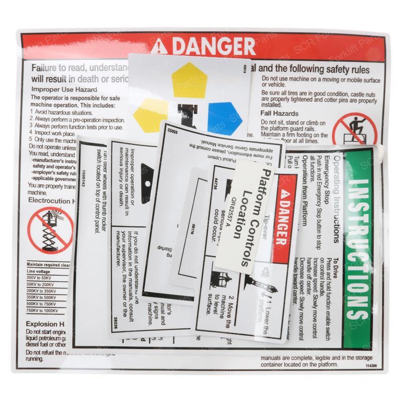 DECAL KIT-PLATFORM WORD-GS-46 GN114383 gn114383 product image
