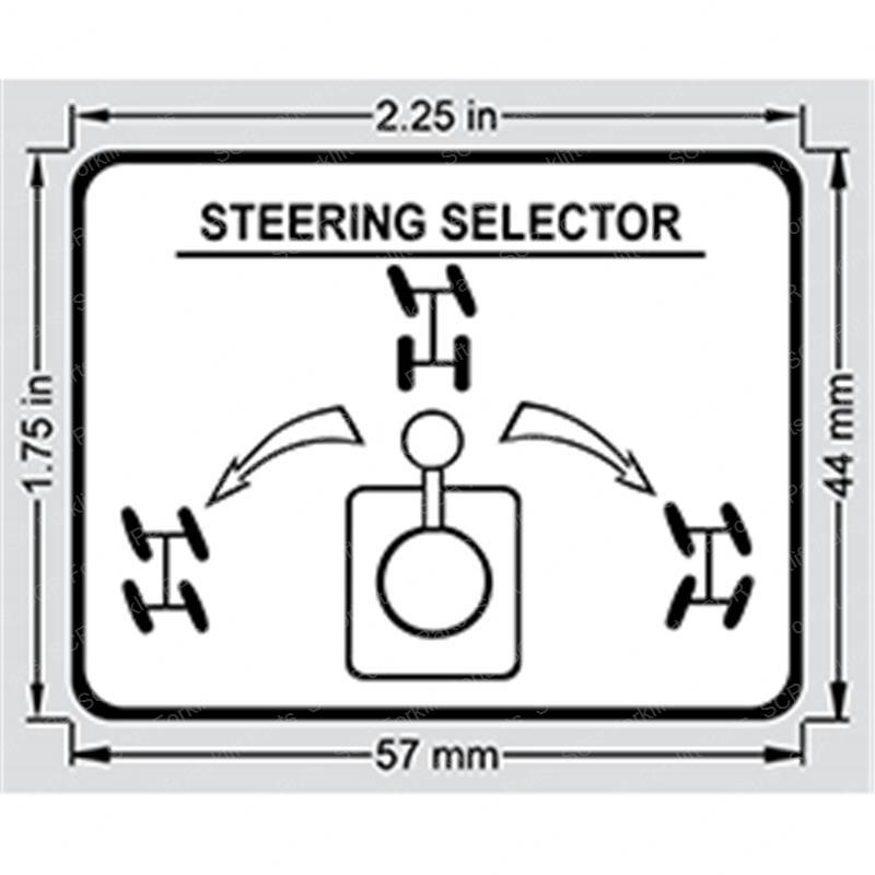 DECAL STEERING SELECTOR GN4-1401-1 gn4-1401-1 product image
