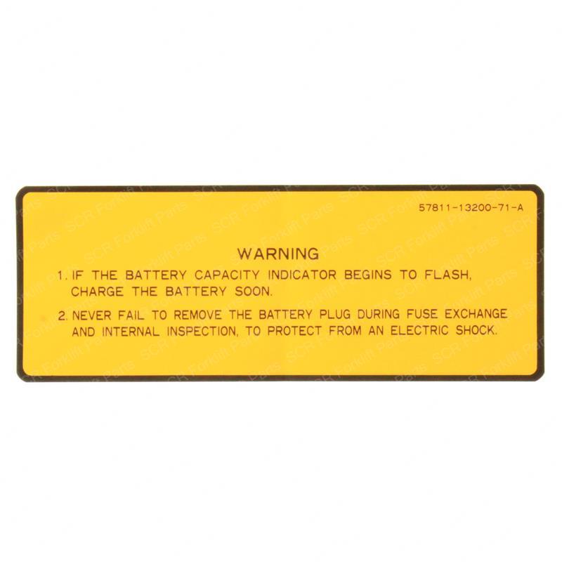DECAL - BATTERY WARNING SY1227003 sy1227003 product image