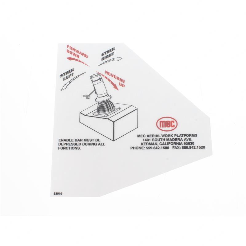 DECAL - UPPER CONTROL IBZ SY28-108659 sy28-108659 product image