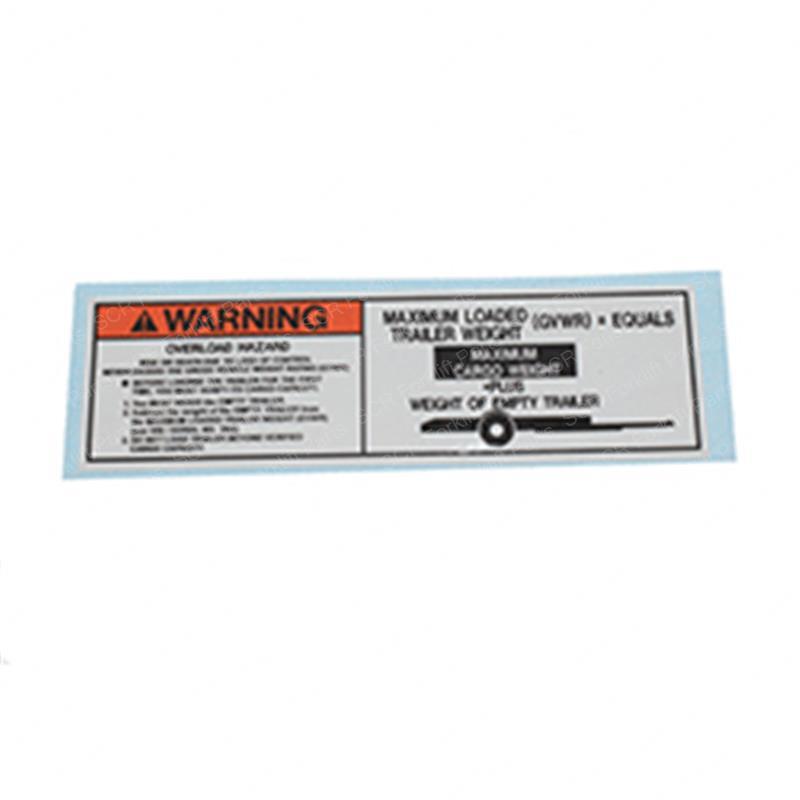 MILLER DECAL MAX. CARGO WEIGH SY28-108366 sy28-108366 product image