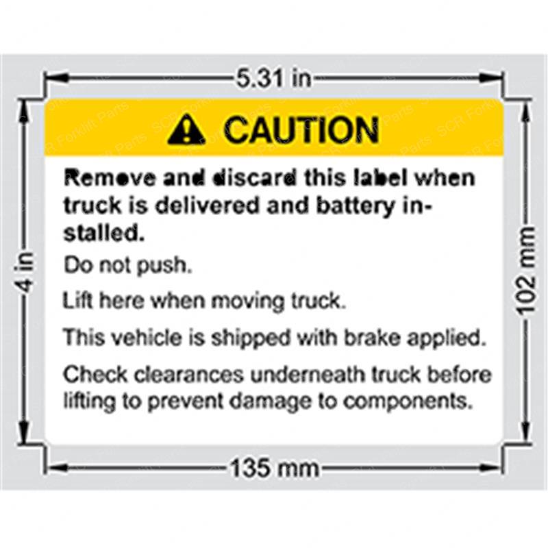 CAUTION DONT PUSH CR69022 cr69022 product image