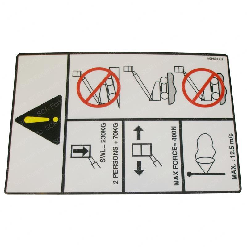 DECAL - NAMEPLATE CAPACITY JL1690697 jl1690697 product image