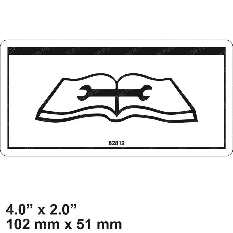 DECAL - MAINT MANUAL ENCLOSED SY1230693 sy1230693 product image