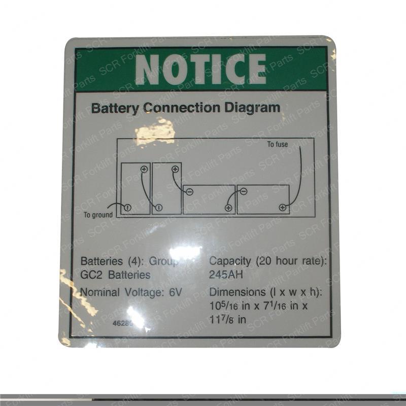 DECAL - BATTERY CONNECT GN46286GT gn46286gt product image