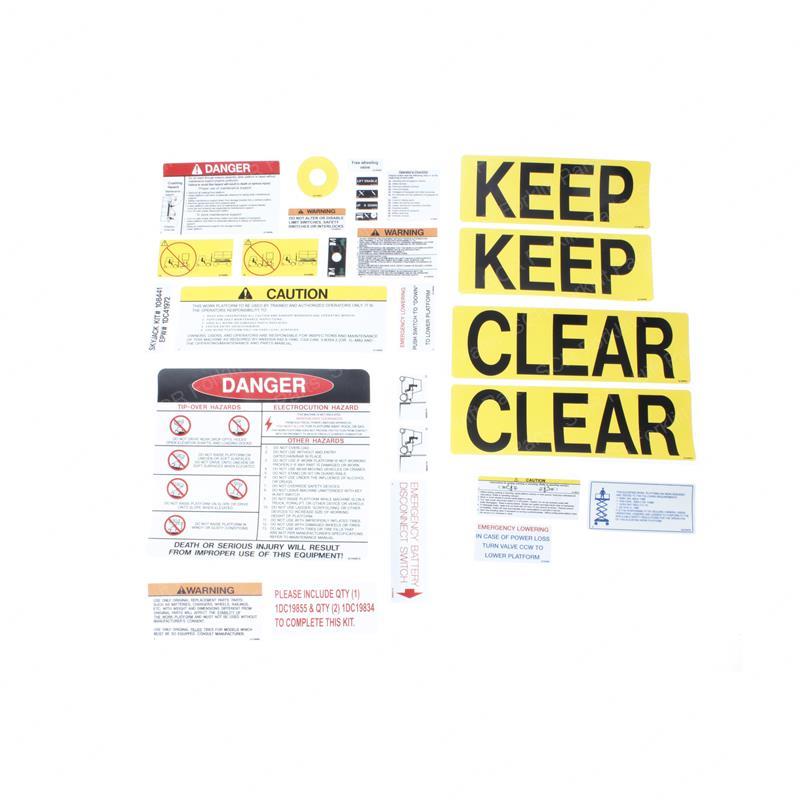 DECAL KIT SJM SY1243073 sy1243073 product image