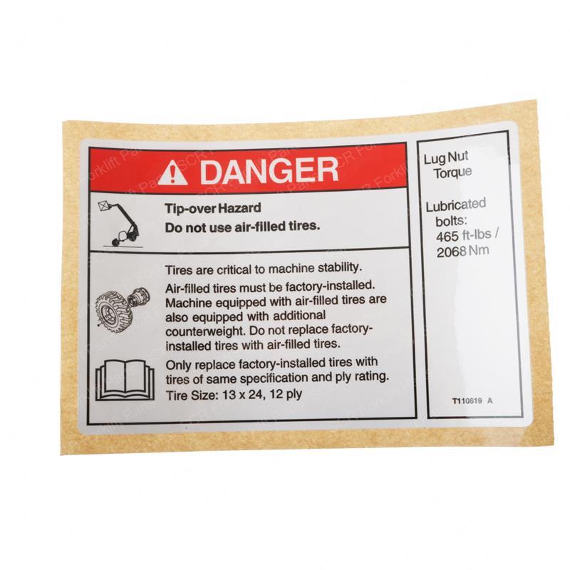 DECAL-DANGER-TIP OVER TIRES-FF GNT110619 gnt110619 product image