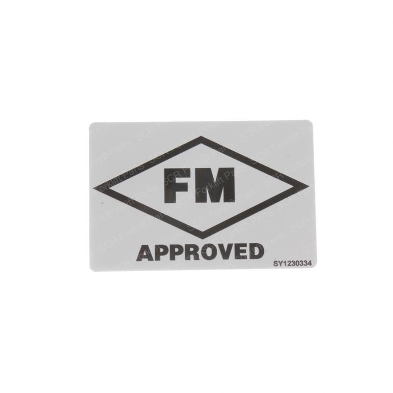 DECAL - FM APPROVED GN48731GT gn48731gt product image
