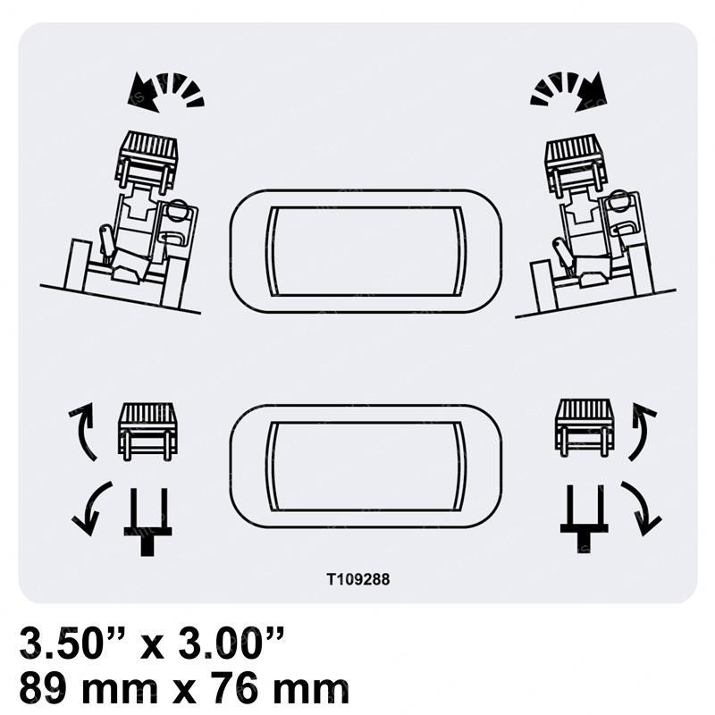 DECAL-AUX AND SWAY CNTRLS 6K8K GNT109288 gnt109288 product image