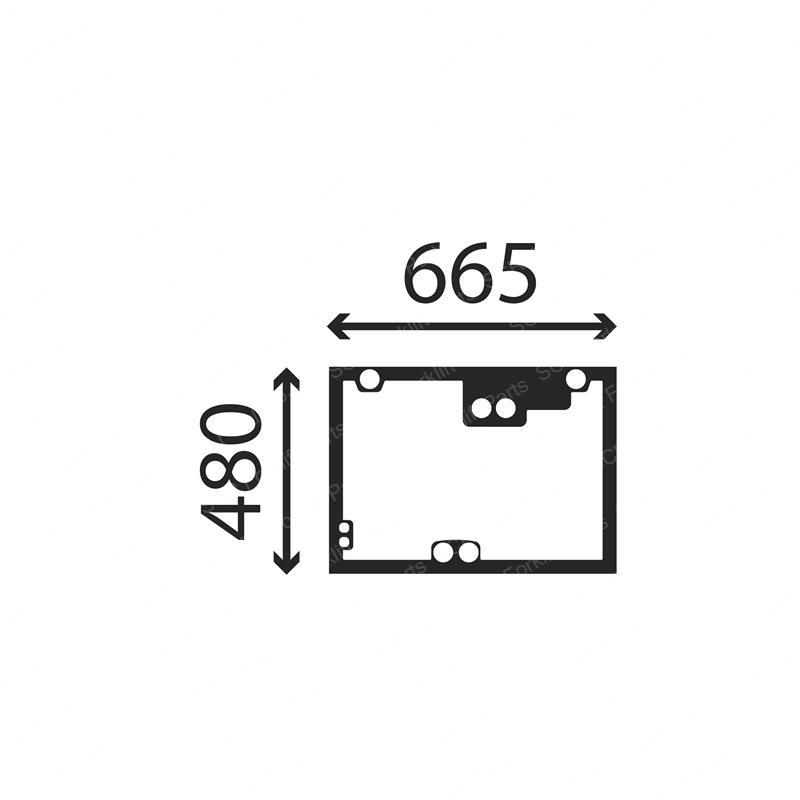 REAR WINDOW JC827/80325 jc827-80325 product image