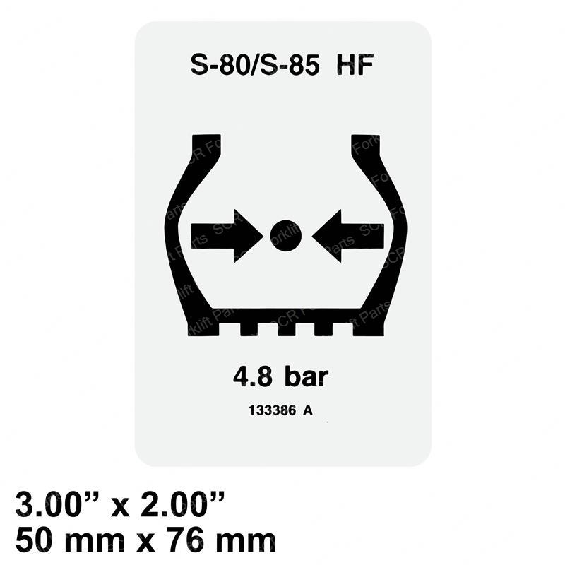 LABEL TIRE PRESSURE HF GN133386 gn133386 product image