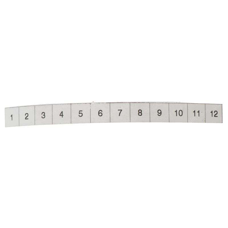 NUMBER SHEET WAGO #1-#12 GN33330 gn33330 product image