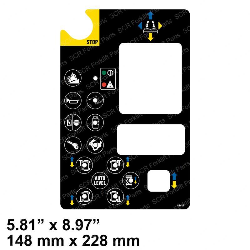 DECAL - CONTROL PANEL JLGN82417GT jlgn82417gt product image