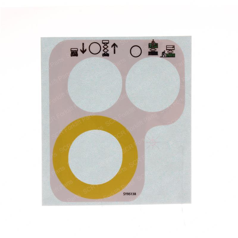 DECAL  - CONTROLS VERTICAL LIFT SY1230654 sy1230654 product image