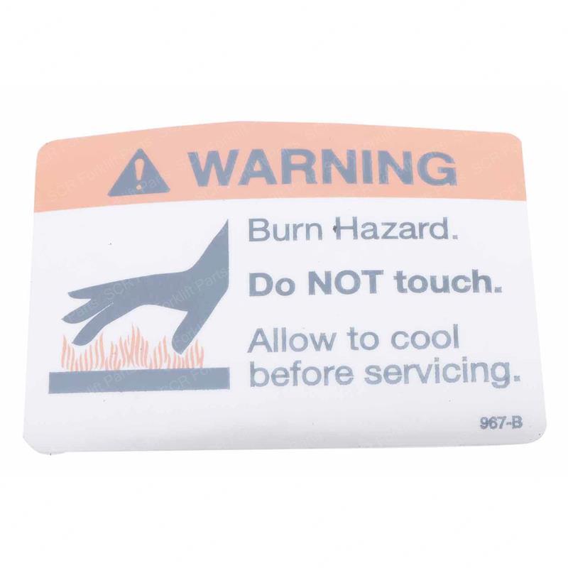 LABEL WARNING HOT CR69967 cr69967 product image