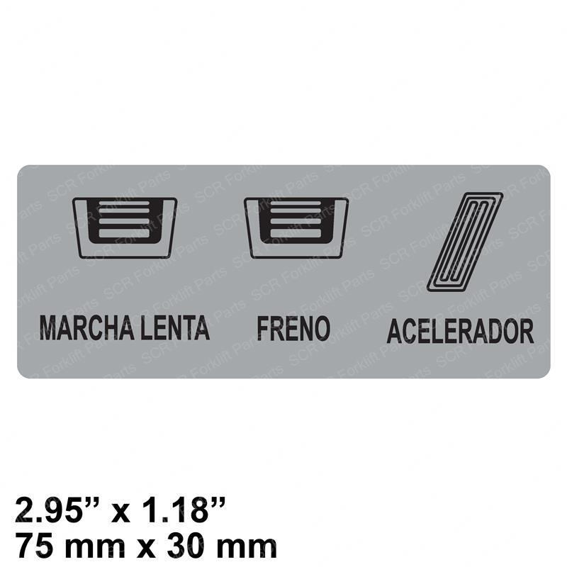 LABEL-PEDAL ARANGEMENT NI99087-04H20-F1 ni99087-04h20-f1 product image